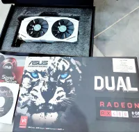 ASUS DUEL RX 480 8GB OC CARTONA