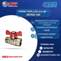 VANNE PAPILLON 15/21 MXF (CBR)  DISTRIBUTEUR OFFICIEL