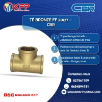 Té Bronze FF 20/27 CBR