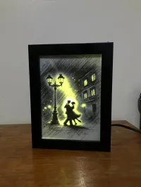 cadre decoratif lumineux