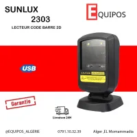 LECTEUR CODE BARRE FIX 2D SUNLUX 2303