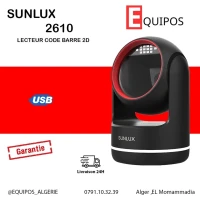 LECTEUR CODE BARRE FIX 2D SUNLUX 2610