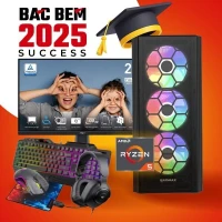 PROMO BEM BAC GAMING PC AMD RYZEN5 3400G + MONITOR MSI PRO MP225V + COMBO HAVIT KB4236