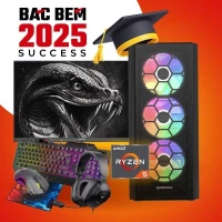 PROMO BEM BAC GAMING PC AMD RYZEN5 5600G + MONITEUR RAINBOW MSG24K + COMBO HAVIT KB4236