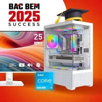 PROMO BEM BAC GAMING PC INTEL I3 14100F + MONITOR MSI PRO MP251W E2