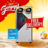 SUMMER OFFER Pc Gamer INTEL I5 14400F/16GB DDR4 3200MHz/H610/512GB SSD/RTX 3060/600W/GAMEMAX BLANC