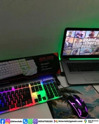 Clavier& Souris Gaming Adr 1205|Tapis offert 