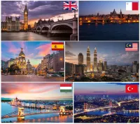 Voyage organisé: Espagne, Malte, Hongrie, Turquie, Etas Unis, Angleterre, Séjour linguistique UK USA
