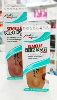 Semelle orthopédique pieds plats enfants et adultes 