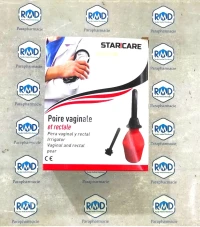 Poire a injection vaginale et rectal star Care 