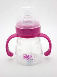 Biberon a bras 100% en silicone incassable 