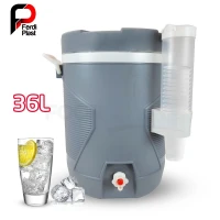  FERDI Glacière D’eau Portative 20L Avec Robinet Ideal Pour Vos Voyages