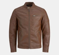 Veste Simili Cuir Originale Marron Tailles Disponibles M - L - XL