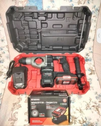 Marteau Brushless Parkside Performance 20V avec Batterie avec Chargeur