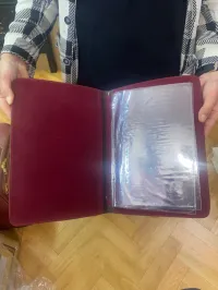 Porte menu ( noir et marrant ) Personnaliser 