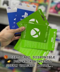GIFT CARTE PSN XBOX NINTENDO ESHOP STEAM APPLE VALORANT PUBG UC GAME PASS PSN PLUS PS5 PS4 SERIE S