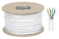 Cable Reseau Vnzane ( Certifié ) 0.5mm CCA CAT6 FTP 305M outdoor single jacket (Im)