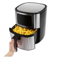 Proficook Friteuse à air chaud 5,5L avec écran tactile -7 programmes- PC-FR 1239 H-Noir-Argent thumbnail 3