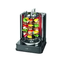 Clatronic Multigrill- 3En1 - Rôtisserie Verticale - Dvg 3686- 1400 W - Noir