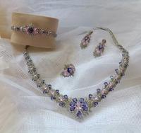jewelry-set-طقم-فضة-نسائي-4-قطع-parure-argent-rhodie-constantine-algeria