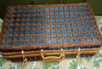 Valise en osier /service a The 16 pieces