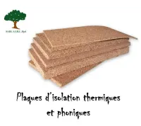 plaques de liège aggloméré pour l'isolation thermique