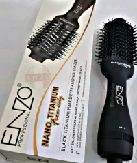 فرشاة شعر دوارة ENZO EN-6215 من Precision Ware، فرشاة تجفيف شعر 2 في 1، 