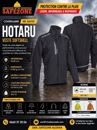 حماية-و-سلامة-veste-softshell-impermeable-hotaru-coverguard-5hot01-حاسي-مسعود-ورقلة-الجزائر