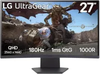 LG Ultragear 27GS60QC-B QHD (2560x1440) 2K 180HZ CURVED 