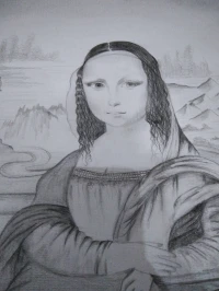 Portrait de Mona Lisa La Joconde 