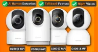 Xiaomi caméra home sécurité 360 C200 FULL HD / C300 2K / C400 2.5K/ C500 Pro 3K