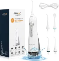 Hydropulseurs (Irrigateurs) dentaire (buccal) à jet d'eau rechargeable, 300ml