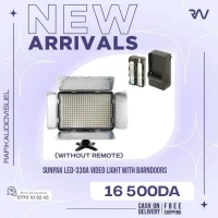 Torche 330 led bi-color 3200-5600k avec volets 