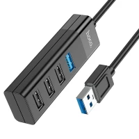 Concentrateur USB 4-en-1 "HB25 Easy mix" USB vers USB3.0+USB2.0*3