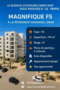 Vente Appartement F5 Oran Bir el djir