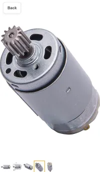 Moteur 6v dc 18000rpm
