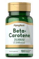 paramedical-products-pipingrock-beta-carotene-vitamine-a-25000ui-100gelules-بيتا-كاروتين-فيتامين-أ-25000-وحدة-دولية-msila-algeria