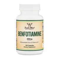 Double Wood Supplément  de benfotiamine 300 MG 120 CAPSULES