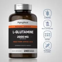 Piping Rock L-Glutamine, 2000 mg (par portion), 240 capsules à libération rapide