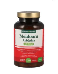Holland and Barrett Aubepine 600 mg 120 gelules هولاند اند باريت مستخلص الزعرور الاحمر  