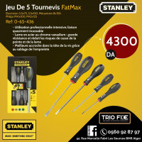 outillage-professionnel-stanley-jeu-de-5-tournevis-fatmax-bir-mourad-rais-alger-algerie