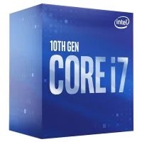 Intel Core i7-10700KF (3.8 GHz / 5.1 GHz) Processeur 8-Core 16-Threads Socket 1200 Cache L3 16 Mo
