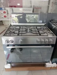 Cuisinière beko 5 feux en 100% inox