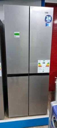 Réfrigérateur beko 4 porte inox  630litre NO-FROST