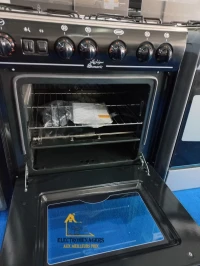 Cuisinier sonaric 4 feu inox noir 