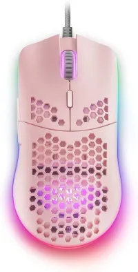 Mars Gaming MMAX Rose, Souris Ultralight 69g, RGB 12400 DPI, Câble Flex, Soft