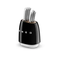 BLOC COUTEAUX SMEG 6PCS NOIR KBSF02BL