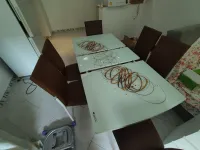 Table extensible + 6 chaises