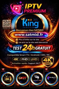 آخر-meilleurs-abonnement-iptv-stable-king-365-haut-gamme-king365-premium-8k-smarters-pro-ibo-player-hot-nexon-v12-max-orca-4k-iron-الجزائر-وسط