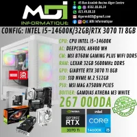 CONFIG GAMING : INTEL i5-14600K/32GB/RTX 3070 TI 8GB 
